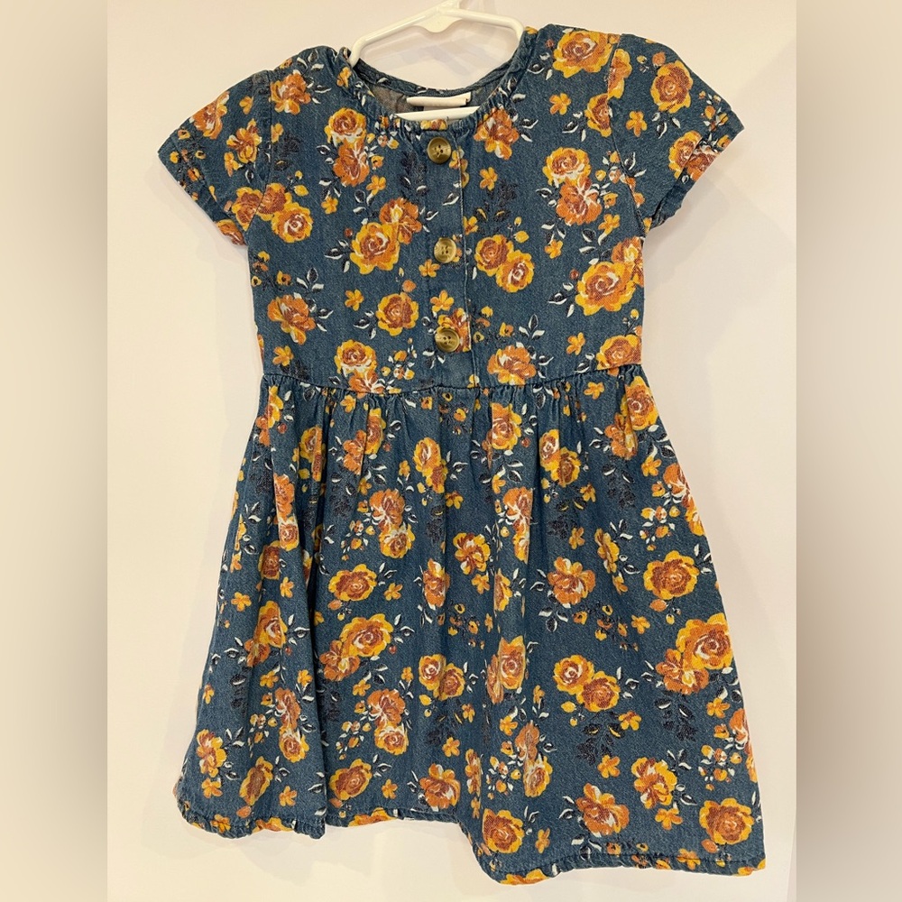 Little Lass Girls Denim Dress Size 4T